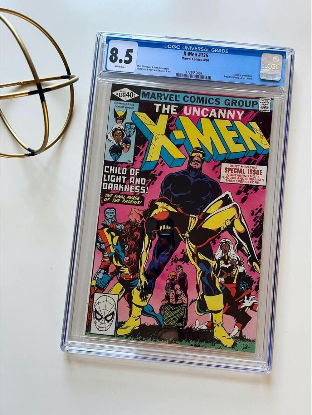 The X-Men #136 CGC 8.5 (1980) Dark Phoenix Saga | Jean Grey - Graded Comic Book